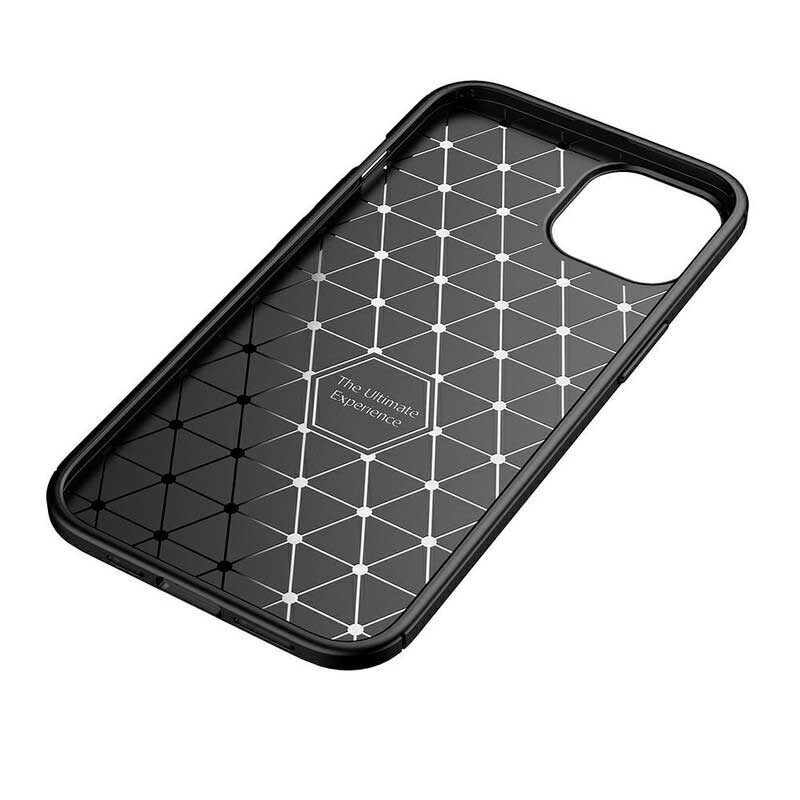 Cover iPhone 13 Mini Struttura Flessibile In Fibra Di Carbonio