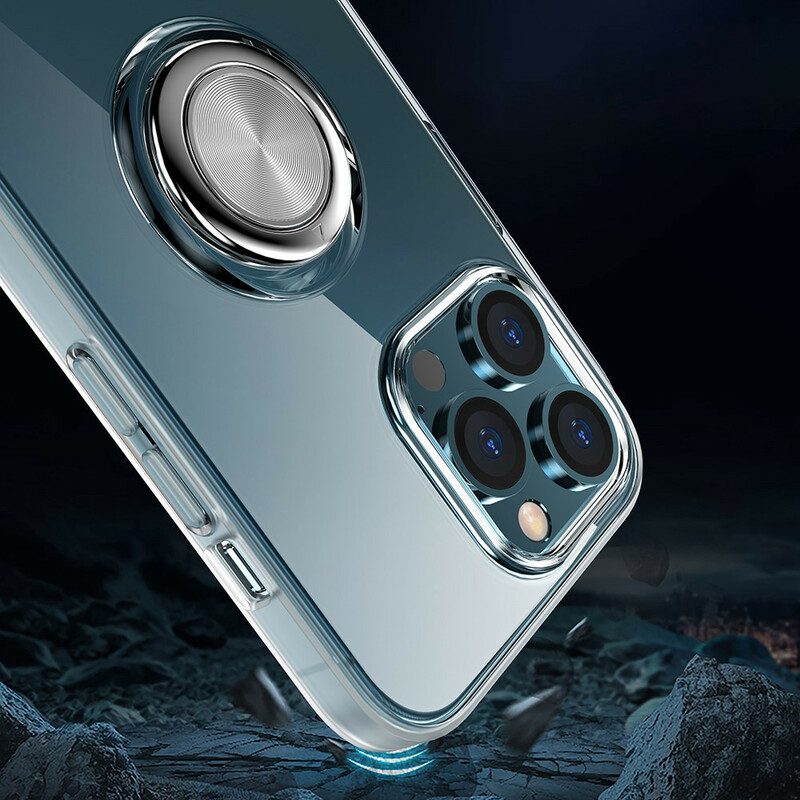 Cover iPhone 13 Mini Trasparente Con Anello-supporto