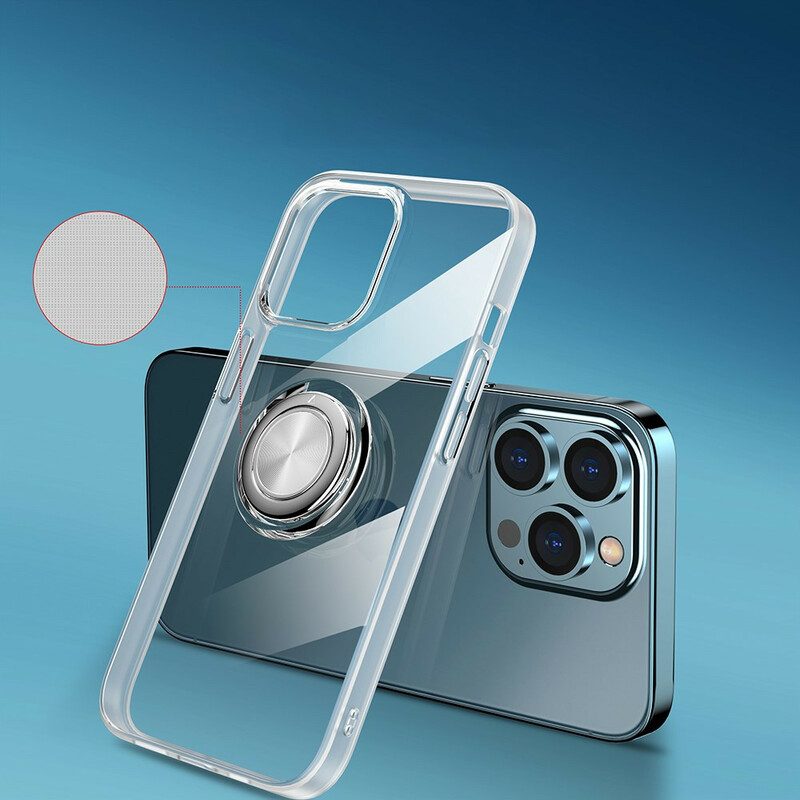 Cover iPhone 13 Mini Trasparente Con Anello-supporto