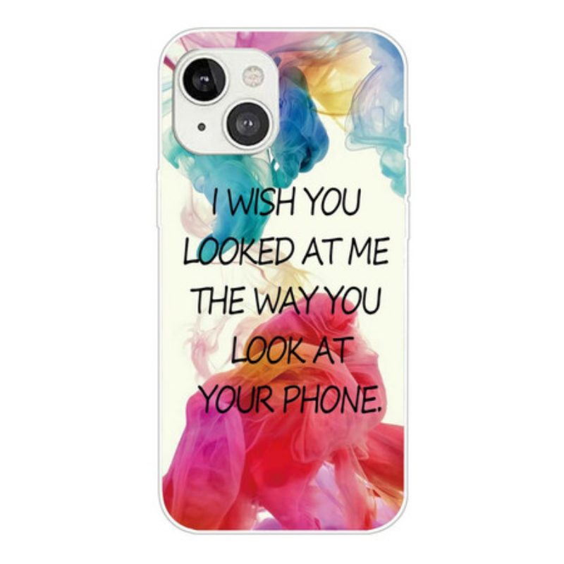 Cover iPhone 13 Mini Vorrei Che Mi Guardassi