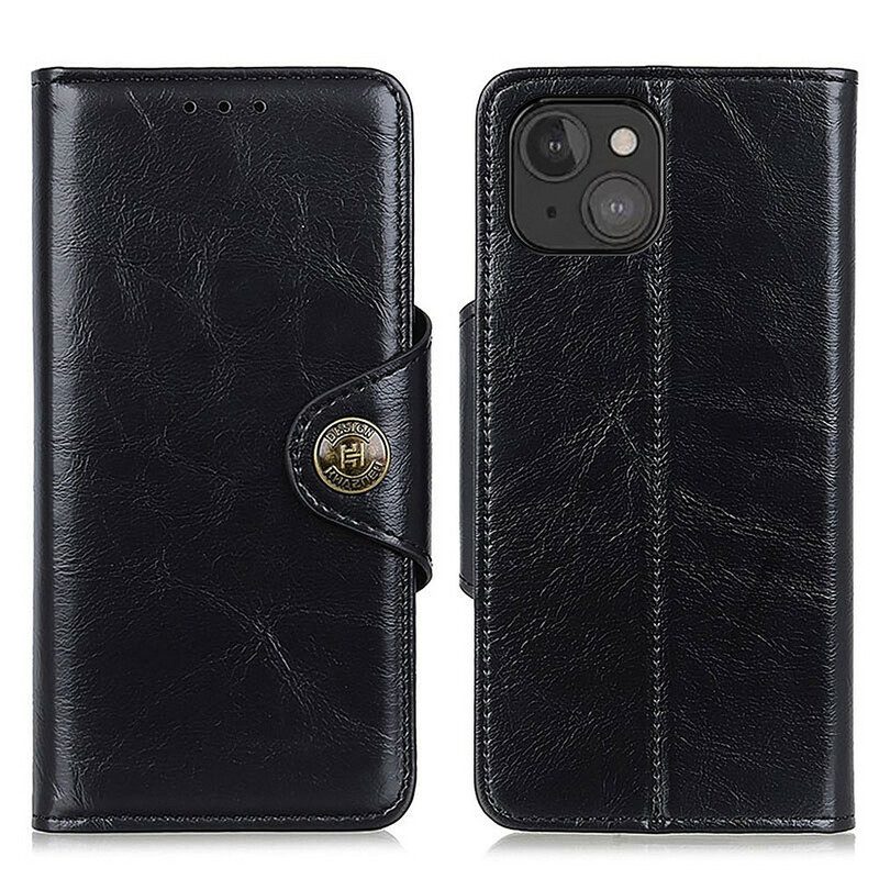 Custodia in pelle iPhone 13 Mini Khazneh
