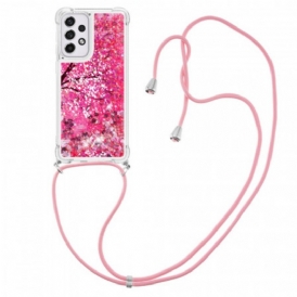 Cover Samsung Galaxy A33 5G Albero Di Paillettes Con Coulisse