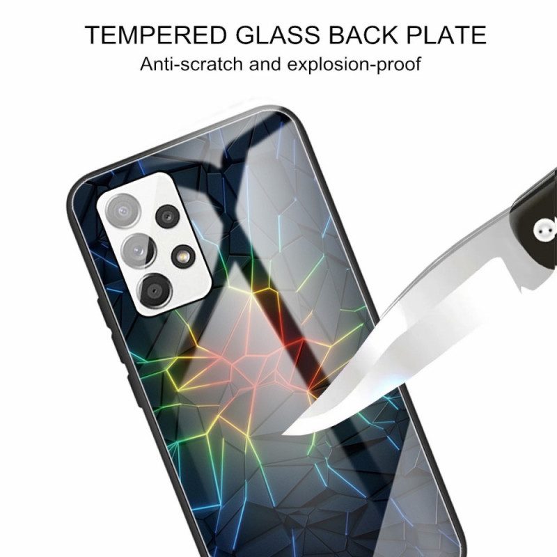 Cover Samsung Galaxy A33 5G Geometria Vetro Temperato