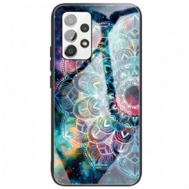 Cover Samsung Galaxy A33 5G Mandala In Vetro Temperato