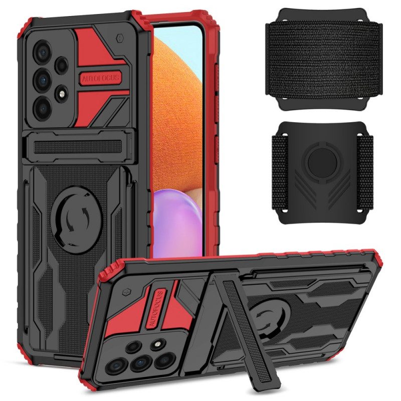 Cover Samsung Galaxy A33 5G Multifunzionale Con Fascia Da Braccio