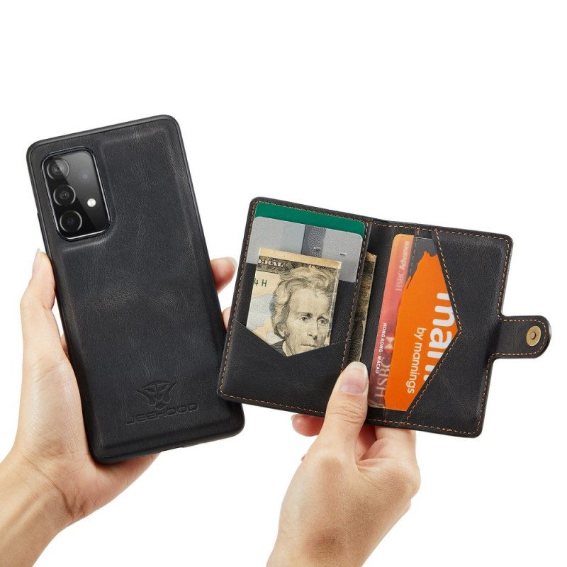 Cover Samsung Galaxy A33 5G Portacarte Staccabile Jeehood