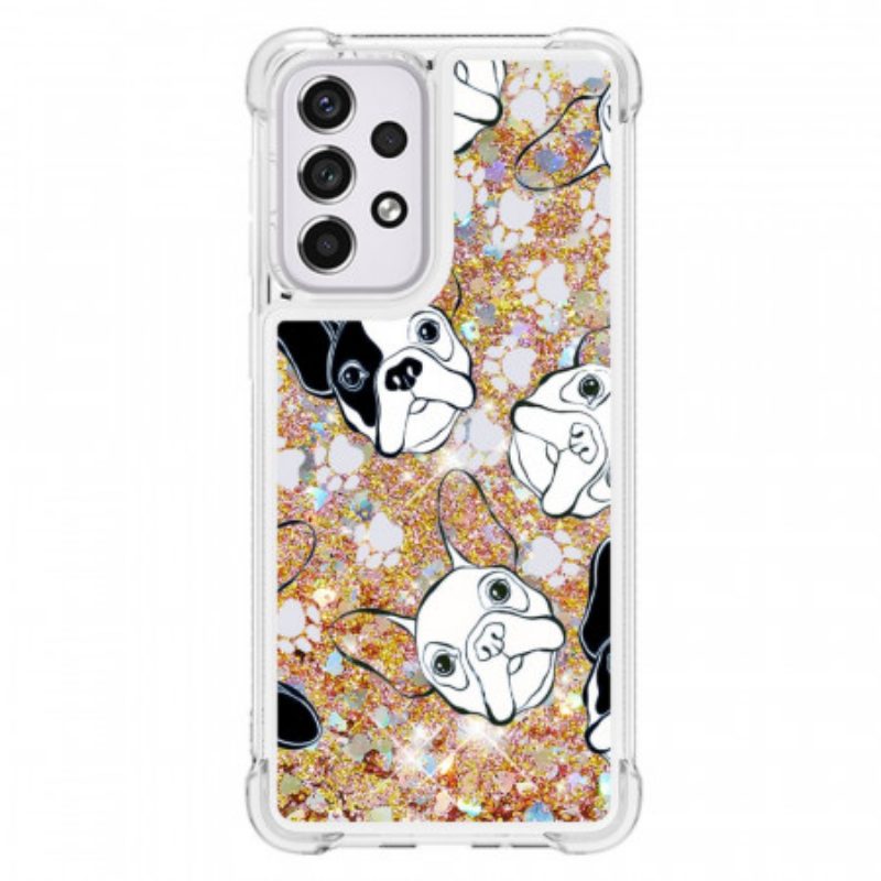 Cover Samsung Galaxy A33 5G Signor Cane Paillettes
