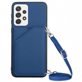 Cover Samsung Galaxy A33 5G Tracolla Portacarte