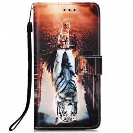 Custodia A Portafoglio Samsung Galaxy A33 5G Gattino