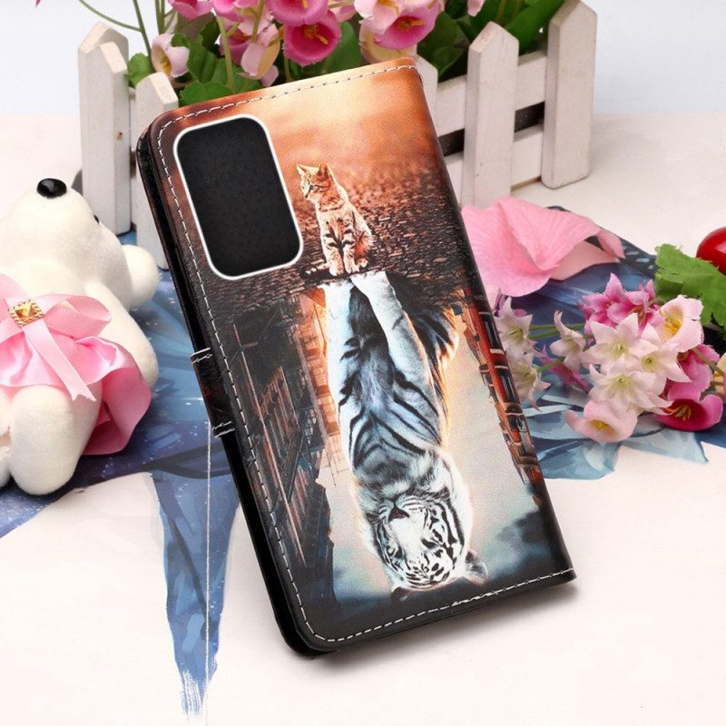 Custodia A Portafoglio Samsung Galaxy A33 5G Gattino