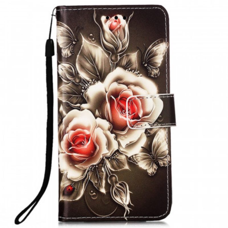 Custodia A Portafoglio Samsung Galaxy A33 5G Rose D'oro