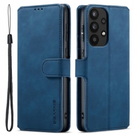 Custodia in pelle Samsung Galaxy A33 5G Dg.ming Retro