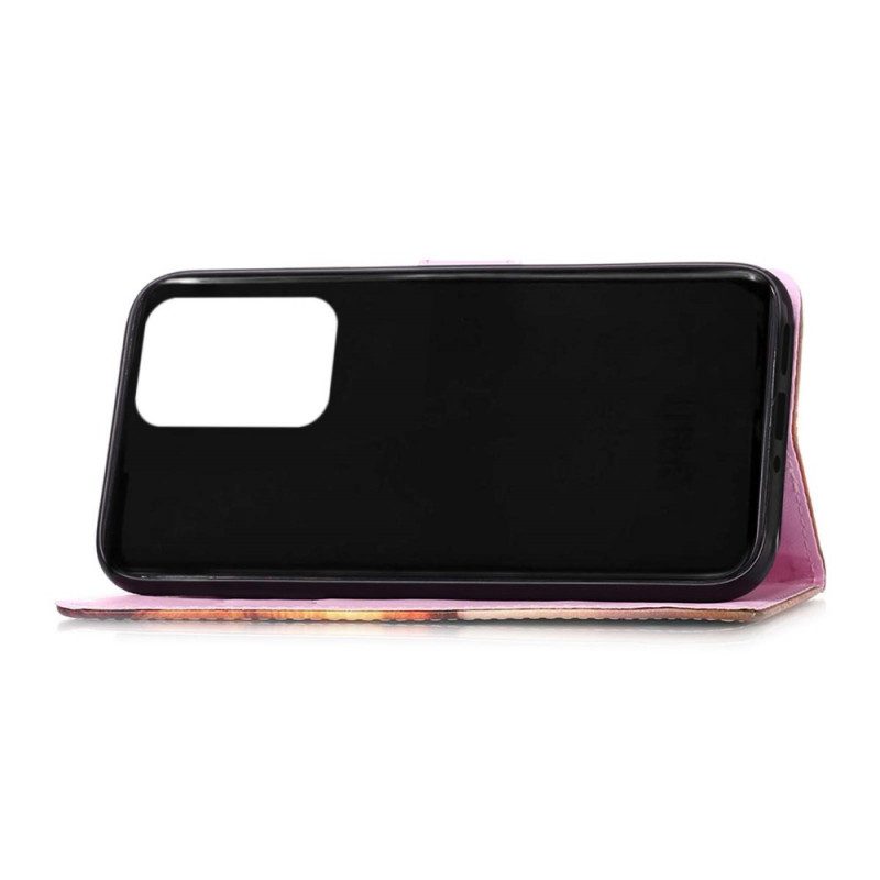 Custodia in pelle Samsung Galaxy A33 5G Galassia Panda