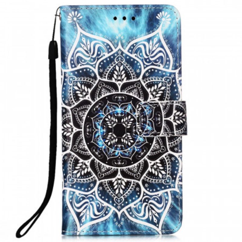 Custodia in pelle Samsung Galaxy A33 5G Mandala Nel Cielo