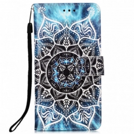 Custodia in pelle Samsung Galaxy A33 5G Mandala Nel Cielo