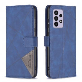 Custodia in pelle Samsung Galaxy A33 5G Triangoli Di Colore Binfen