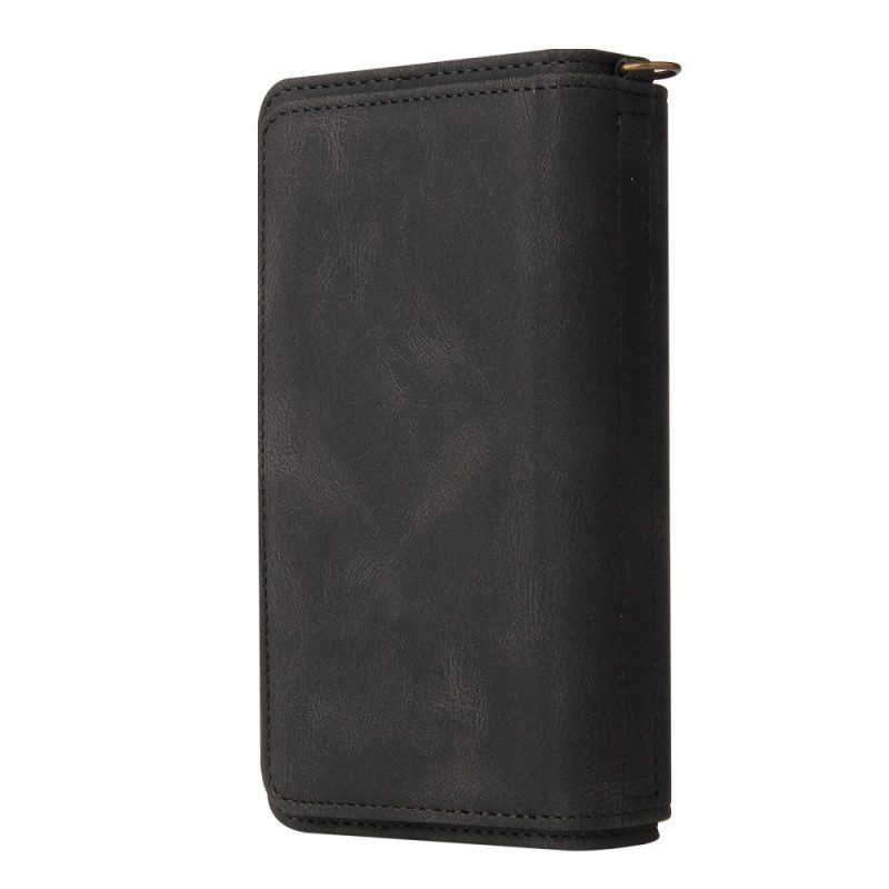 Custodia in pelle Samsung Galaxy A33 5G Vintage Multifunzionale