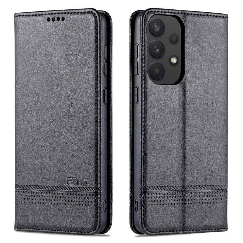 Folio Cover Samsung Galaxy A33 5G Custodia in pelle Azns Ecopelle