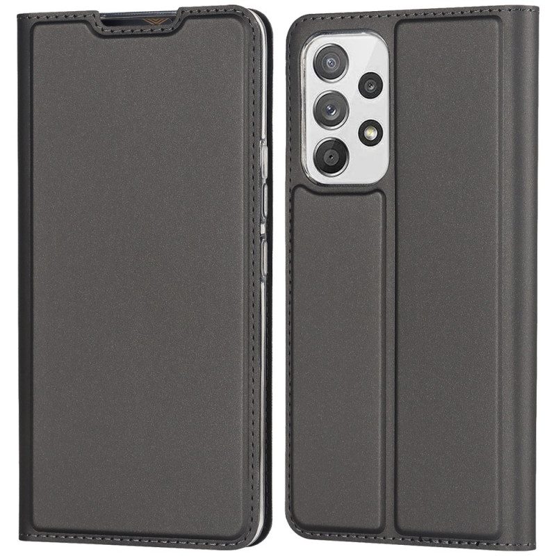 Folio Cover Samsung Galaxy A33 5G Custodia in pelle Stile In Pelle Ultra Fine