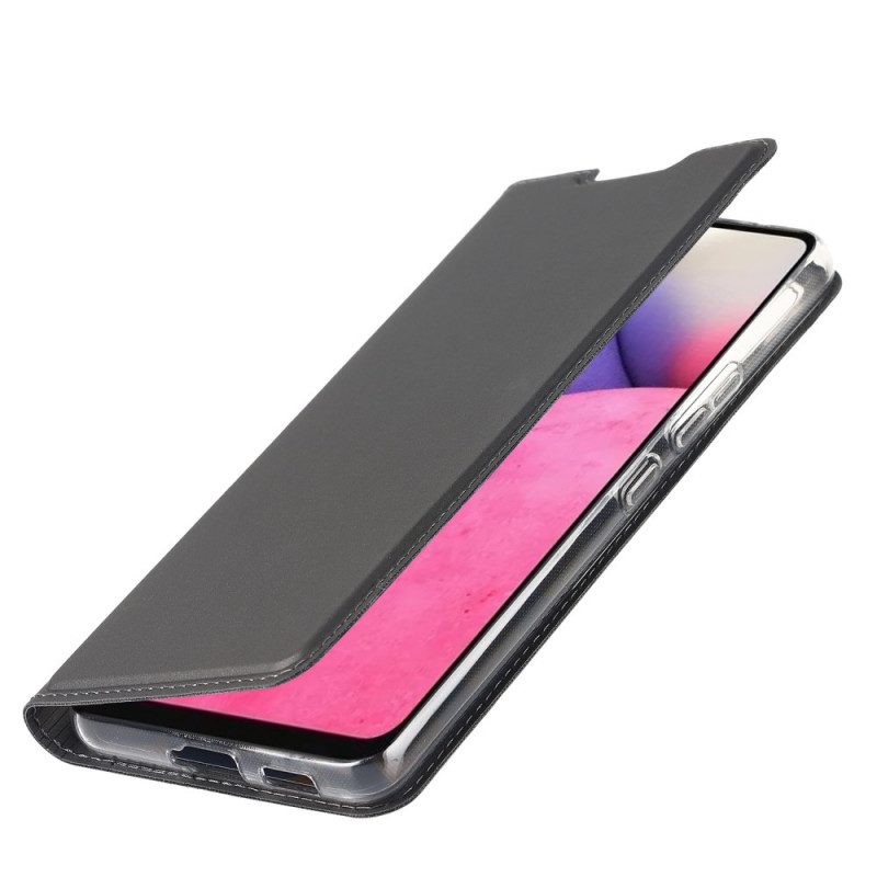 Folio Cover Samsung Galaxy A33 5G Custodia in pelle Stile In Pelle Ultra Fine