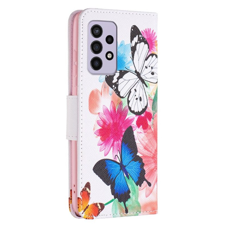 Folio Cover Samsung Galaxy A33 5G Farfalle Superbe