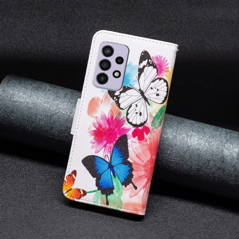 Folio Cover Samsung Galaxy A33 5G Farfalle Superbe