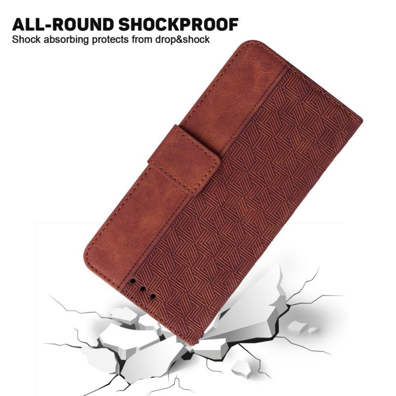 Folio Cover Samsung Galaxy A33 5G Stampato Con Cinturino