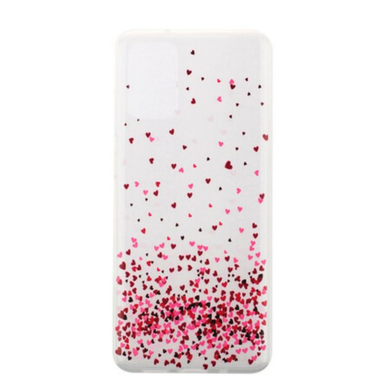 Cover Samsung Galaxy S20 Ultra Cuori Rossi Multipli Senza Soluzione Di Continuità