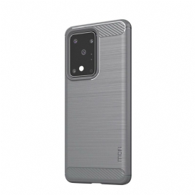 Cover Samsung Galaxy S20 Ultra Fibra Di Carbonio Spazzolata Mofi
