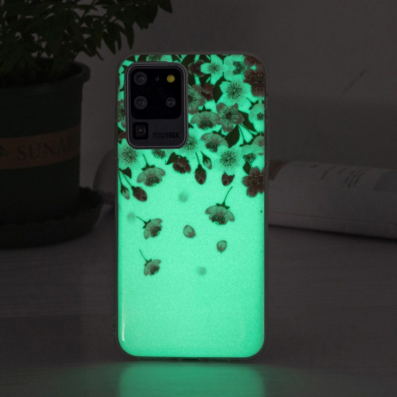Cover Samsung Galaxy S20 Ultra Fiori Fluorescenti