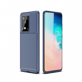 Cover Samsung Galaxy S20 Ultra Struttura Flessibile In Fibra Di Carbonio