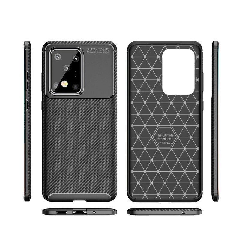 Cover Samsung Galaxy S20 Ultra Struttura Flessibile In Fibra Di Carbonio