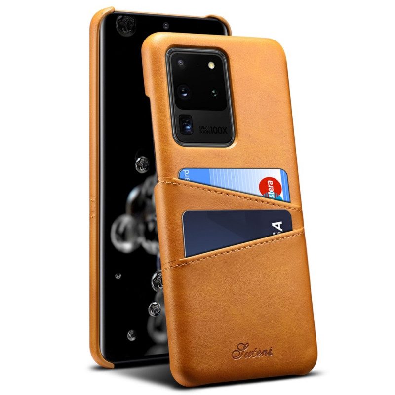Cover Samsung Galaxy S20 Ultra Titolare Della Carta Suteni
