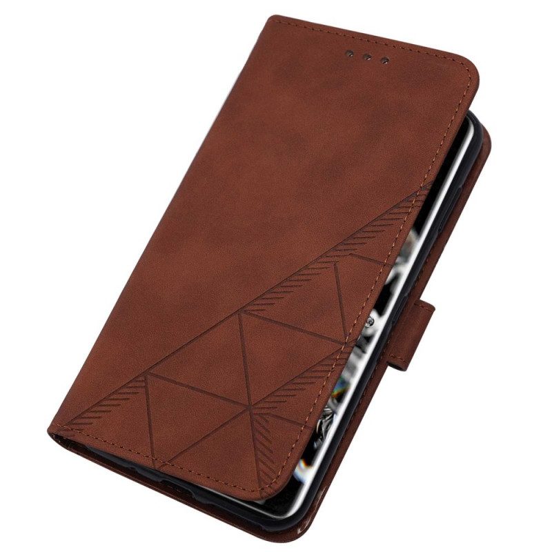 Custodia in pelle Samsung Galaxy S20 Ultra Effetto Pelle Piramidale