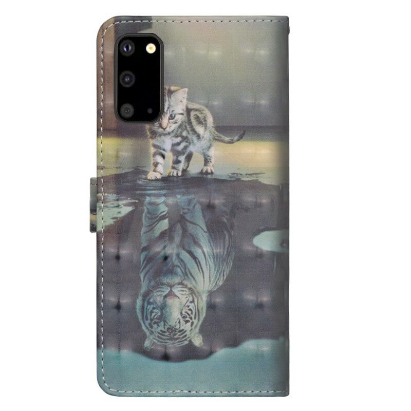 Custodia in pelle Samsung Galaxy S20 Ultra Ernesto La Tigre