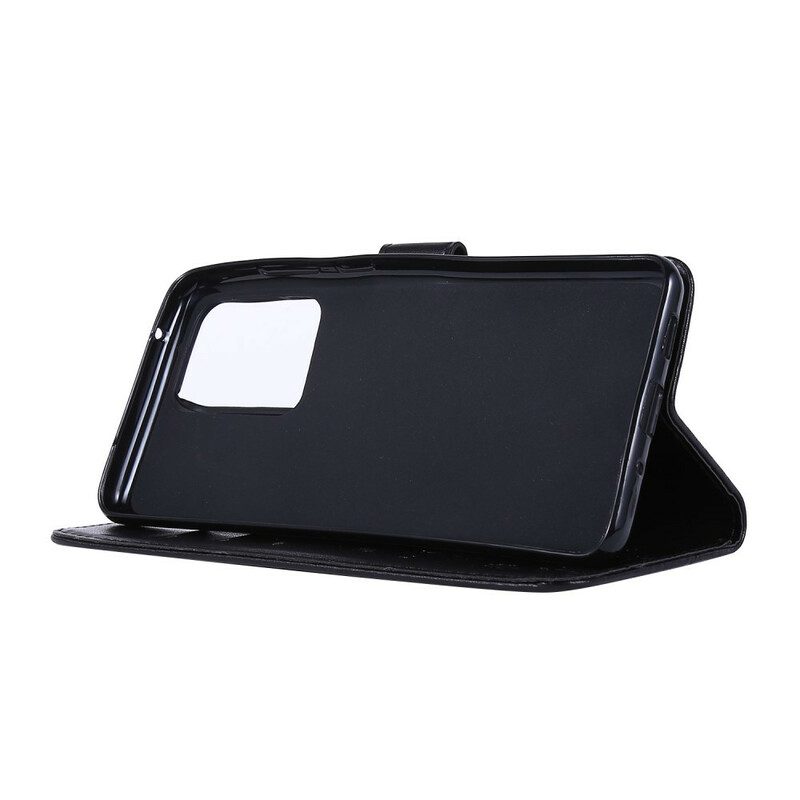 Custodia in pelle Samsung Galaxy S20 Ultra Farfalle Al Vento