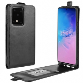 Custodia in pelle Samsung Galaxy S20 Ultra Folio Cover Effetto Pelle Pieghevole