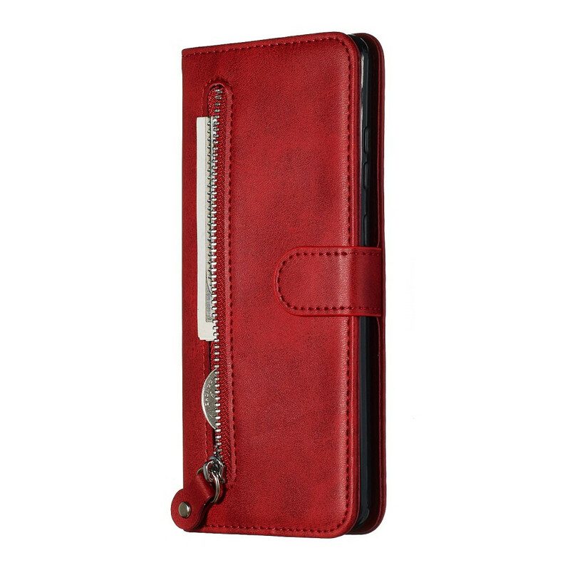 Custodia in pelle Samsung Galaxy S20 Ultra Portamonete D'epoca
