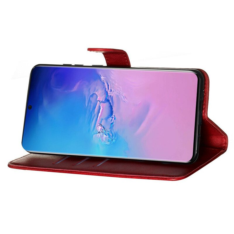 Custodia in pelle Samsung Galaxy S20 Ultra Portamonete D'epoca