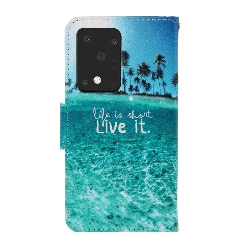 Custodia in pelle Samsung Galaxy S20 Ultra Vivilo Al Cordino