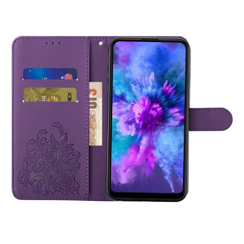 Folio Cover Samsung Galaxy S20 Ultra Barocco Strappy Tiger