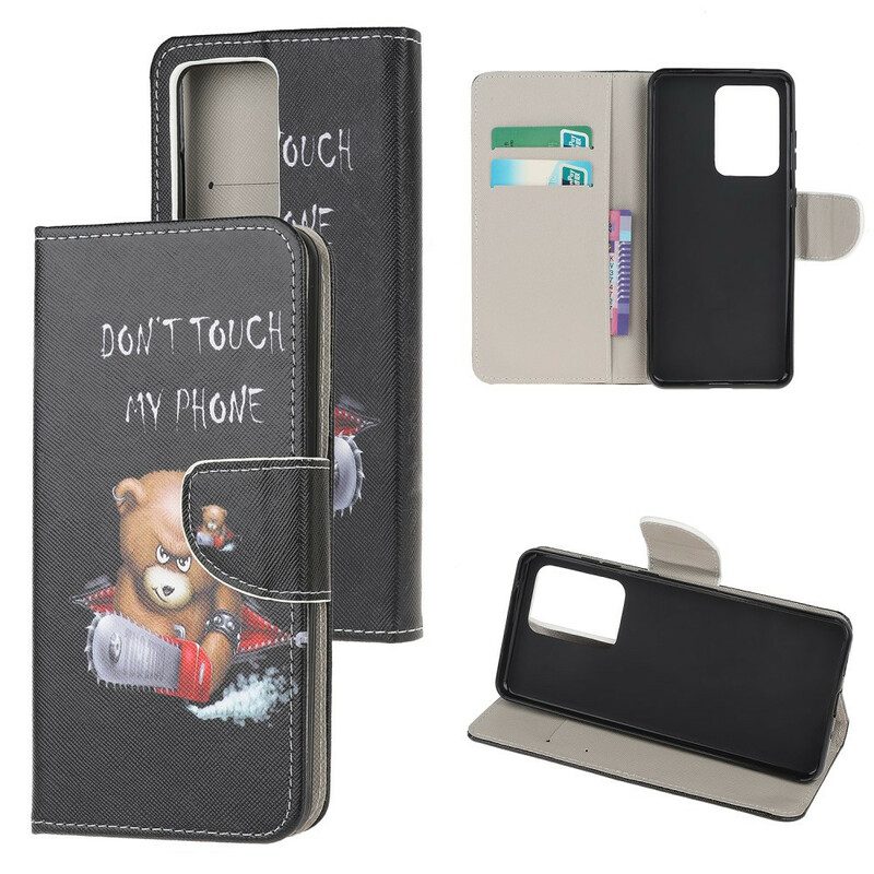 Folio Cover Samsung Galaxy S20 Ultra Orso Pericoloso