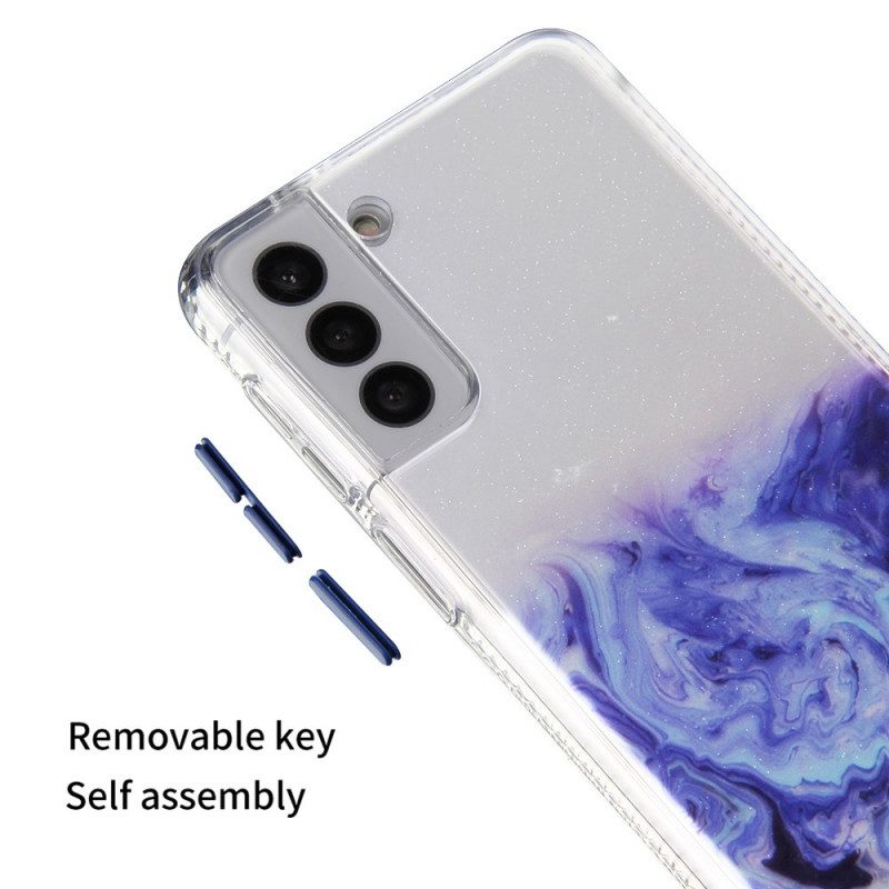 Cover Samsung Galaxy S22 5G Effetto Marmo Ibrido