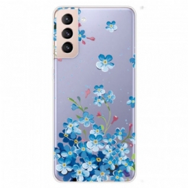 Cover Samsung Galaxy S22 5G Fiori Blu