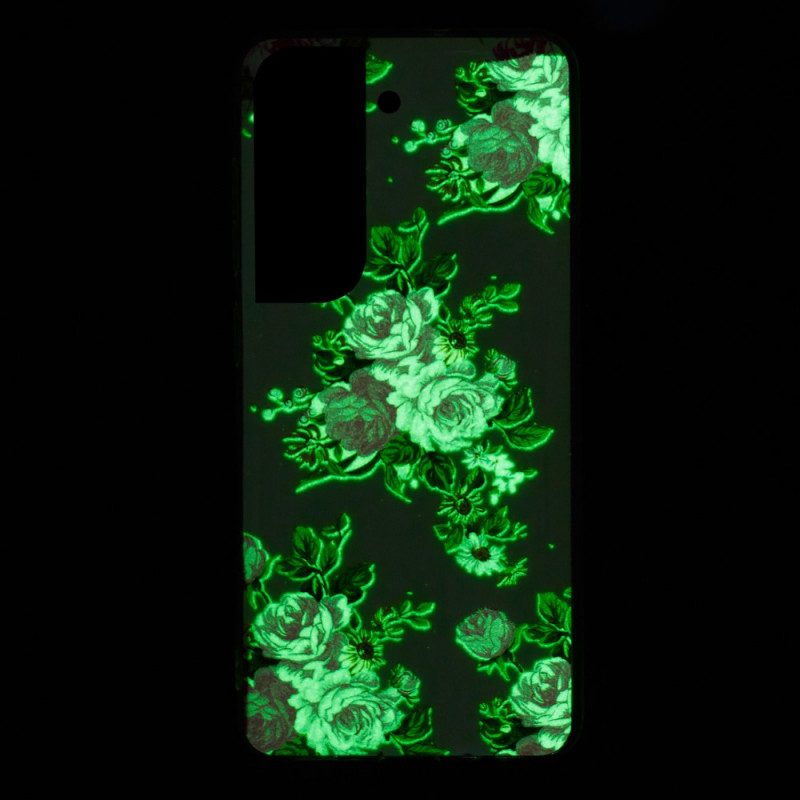 Cover Samsung Galaxy S22 5G Fiori Liberty Fluorescenti