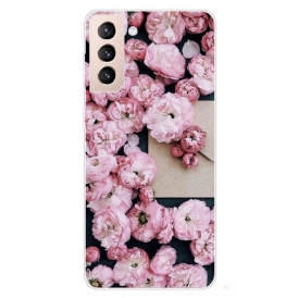 Cover Samsung Galaxy S22 5G Fiori Rosa