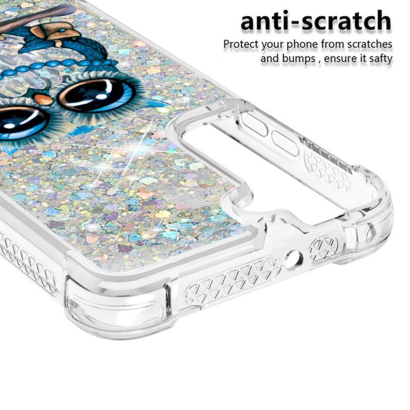 Cover Samsung Galaxy S22 5G Miss Owl Paillettes