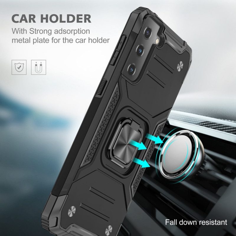 Cover Samsung Galaxy S22 5G Porta Anelli Staccabile