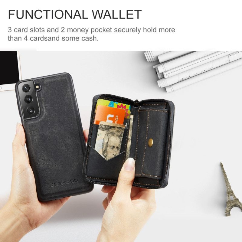 Cover Samsung Galaxy S22 5G Portamonete Staccabile