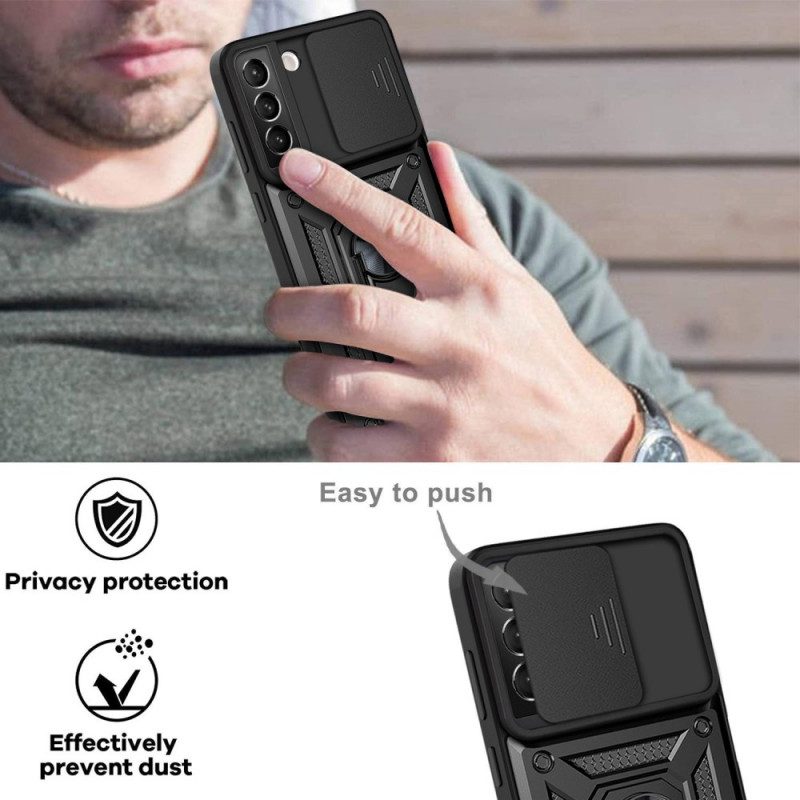Cover Samsung Galaxy S22 5G Portaobiettivo E Protezioni Di Design